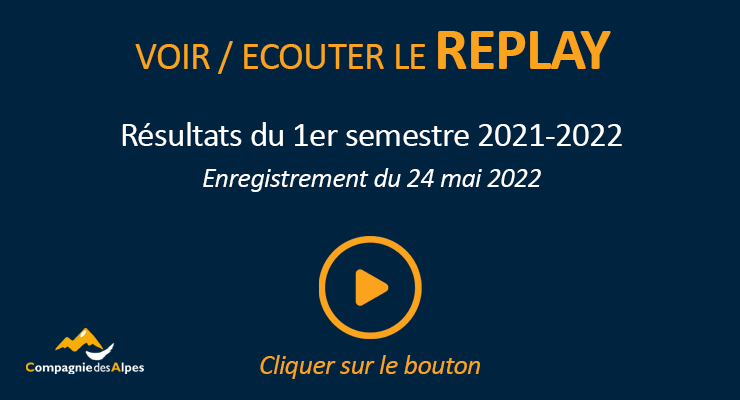 Résultats semestriels 2021-2022